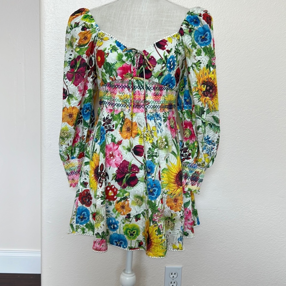 Alice + Olivia  floral dress